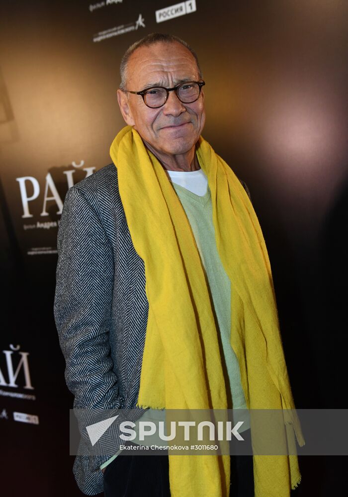 Moscow premiere of Andrei Konchalovsky's film Paradise