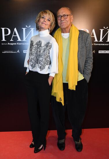 Moscow premiere of Andrei Konchalovsky's film Paradise