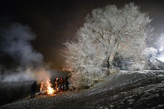 Epiphany Day in Russia