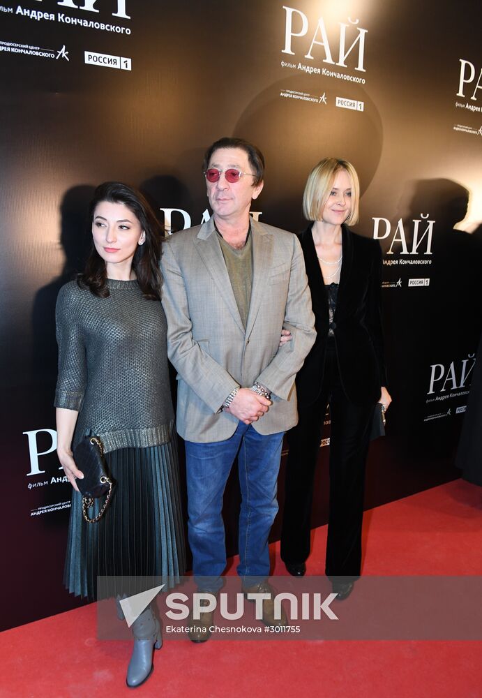 Moscow premiere of Andrei Konchalovsky's film Paradise