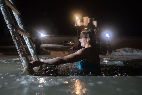 Epiphany celebration at Trinity Boldin Monastery