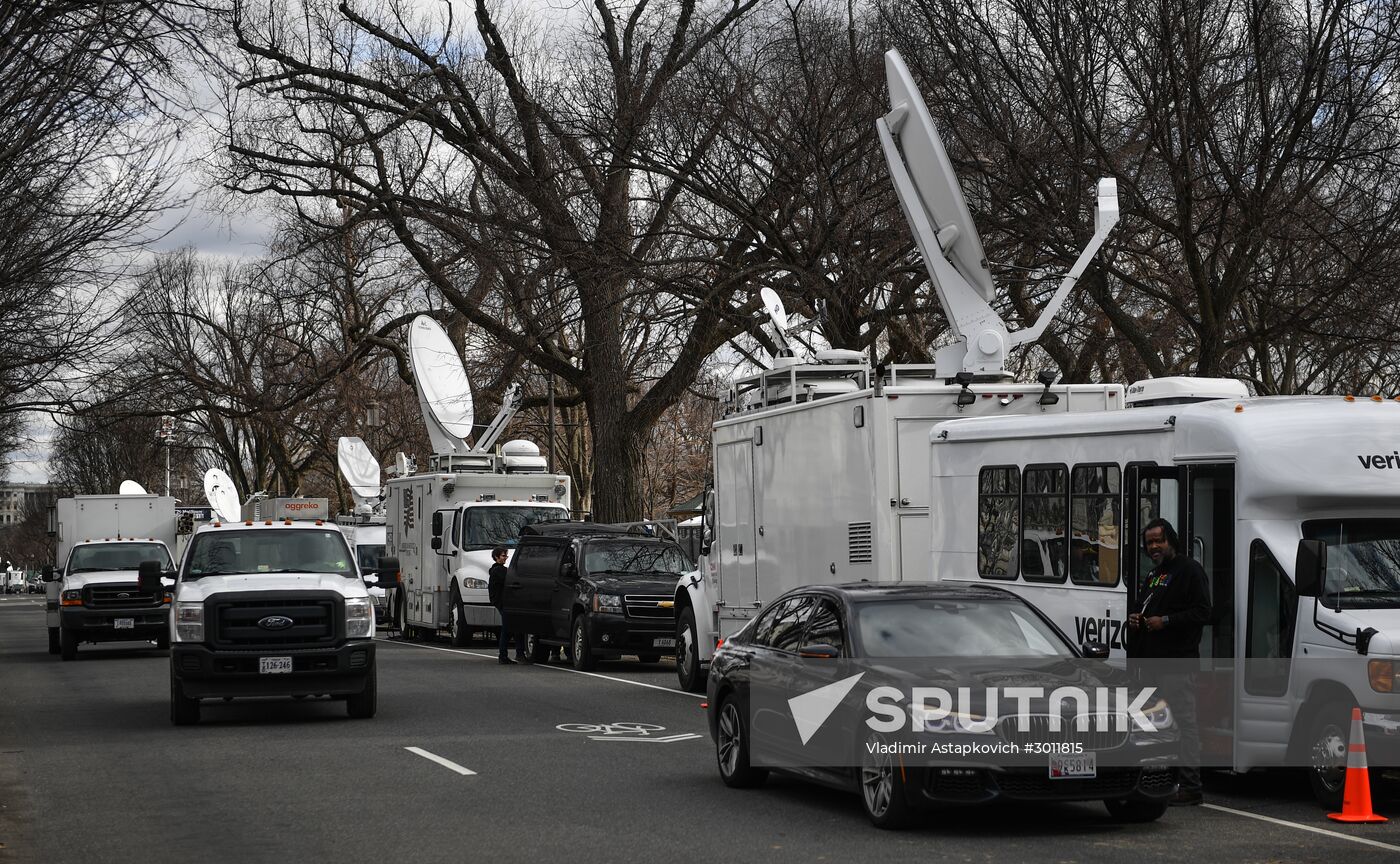 Washington prepares for Trump's inauguration