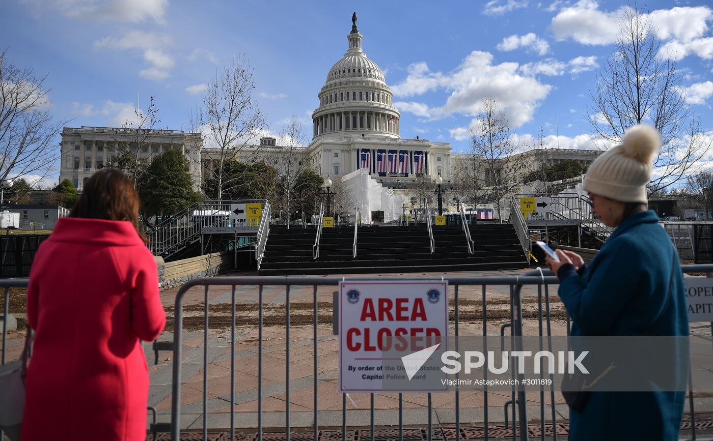 Washington prepares for Trump's inauguration