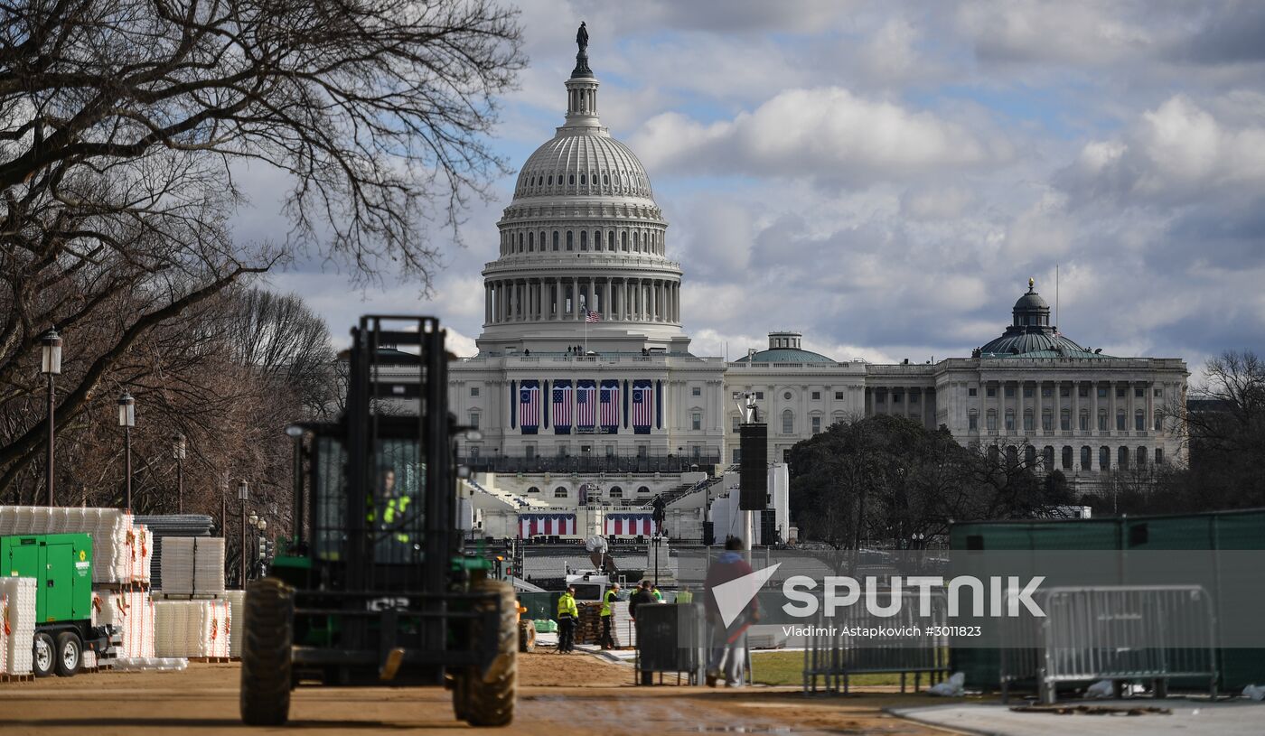 Washington prepares for Trump's inauguration