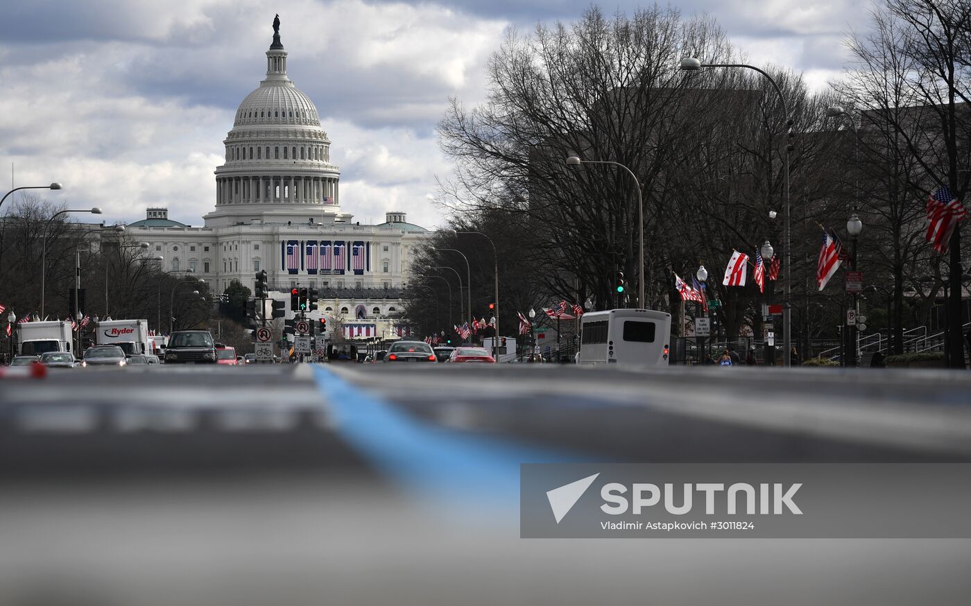 Washington prepares for Trump's inauguration