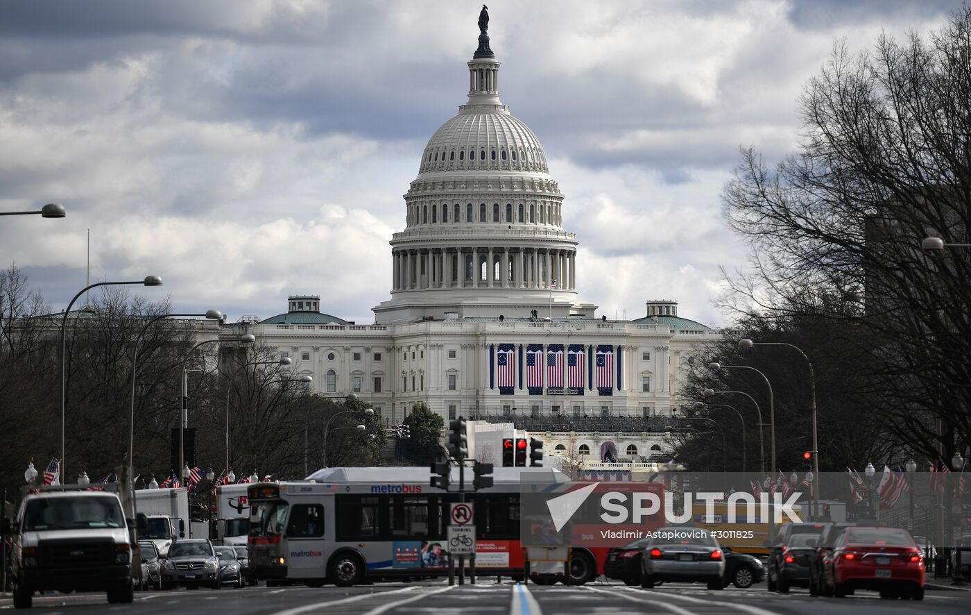 Washington prepares for Trump's inauguration