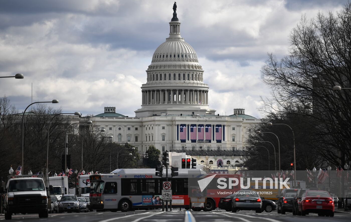 Washington prepares for Trump's inauguration