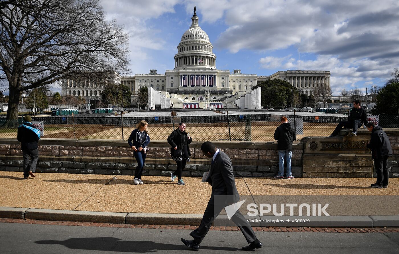 Washington prepares for Trump's inauguration