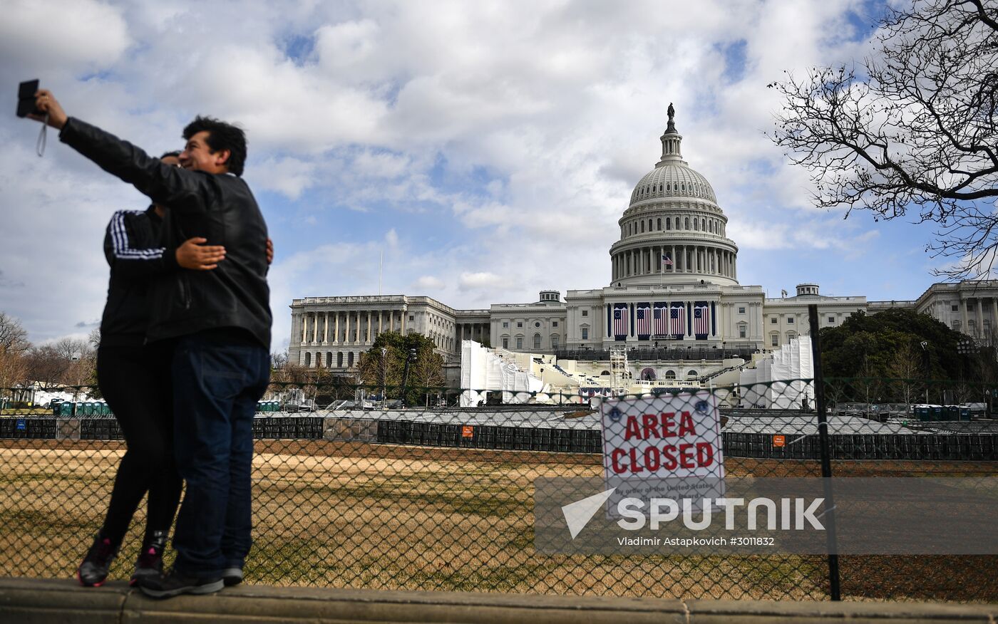 Washington prepares for Trump's inauguration