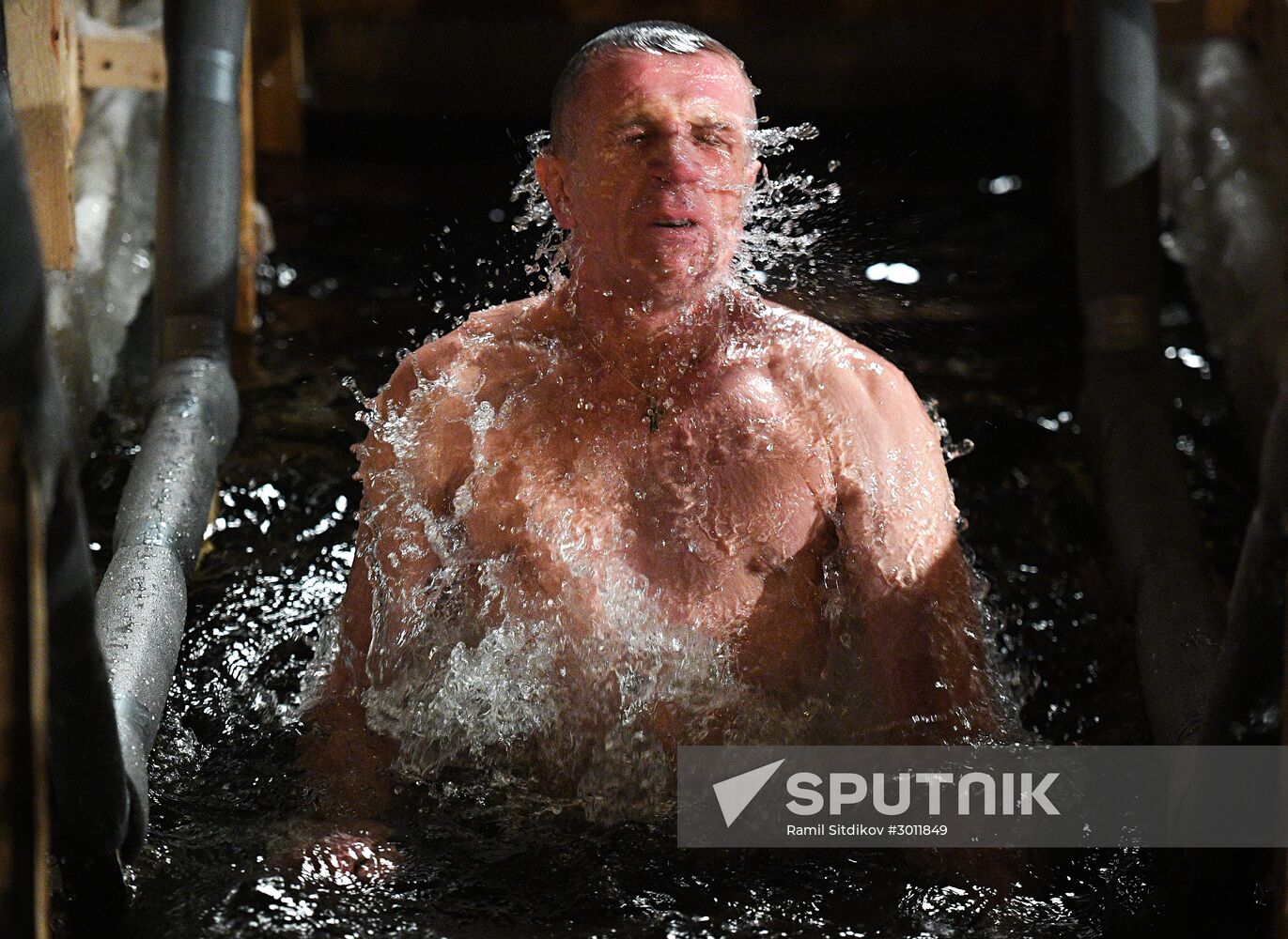Epiphany celebration in Moscow Region