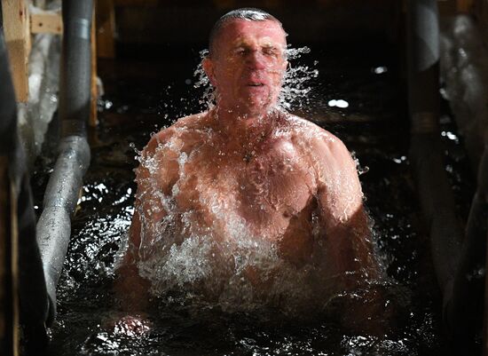 Epiphany celebration in Moscow Region