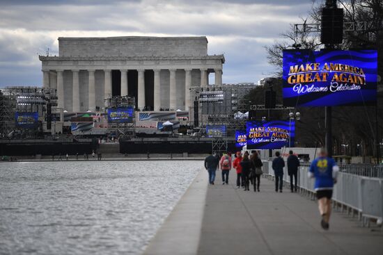 Washington prepares for Trump's inauguration