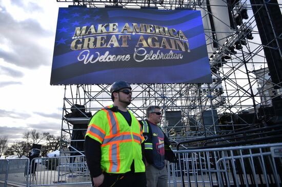 Washington prepares for Trump's inauguration