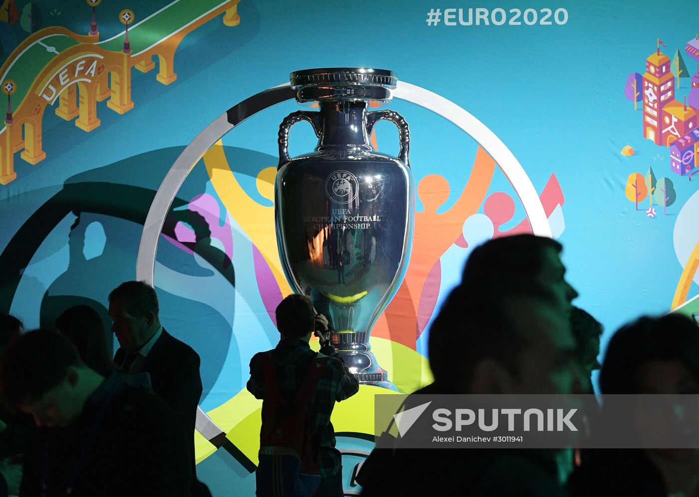 Presentation of official logo of St. Petersburg, UEFA Euro 2020 host city
