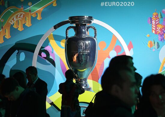 Presentation of official logo of St. Petersburg, UEFA Euro 2020 host city