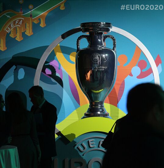 Presentation of official logo of St. Petersburg, UEFA Euro 2020 host city