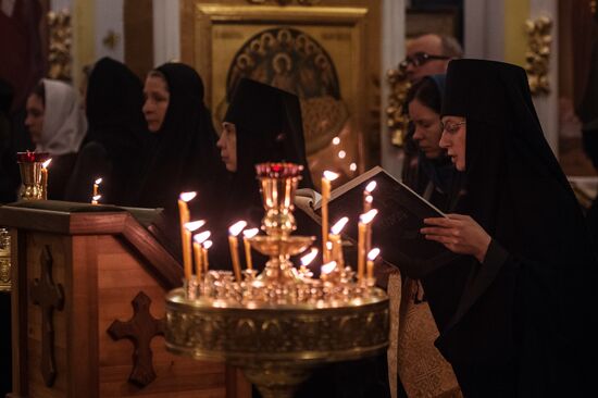 Epiphany Day celebrations at the Zhiten/Nativity of the Mother of God Convent in Ostashkov