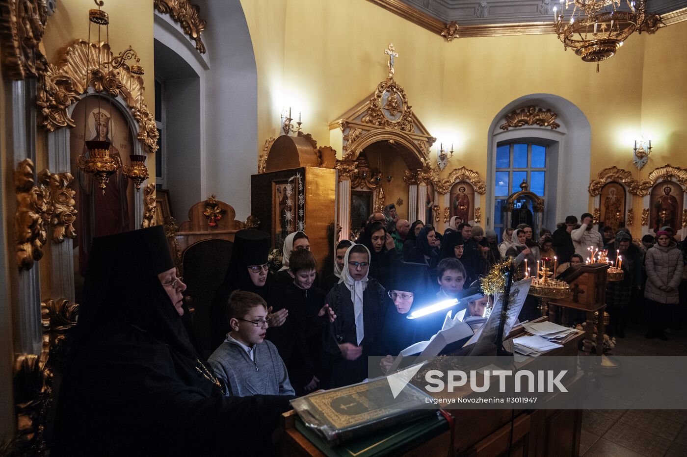 Epiphany Day celebrations at the Zhiten/Nativity of the Mother of God Convent in Ostashkov