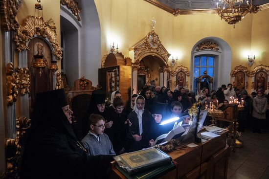 Epiphany Day celebrations at the Zhiten/Nativity of the Mother of God Convent in Ostashkov