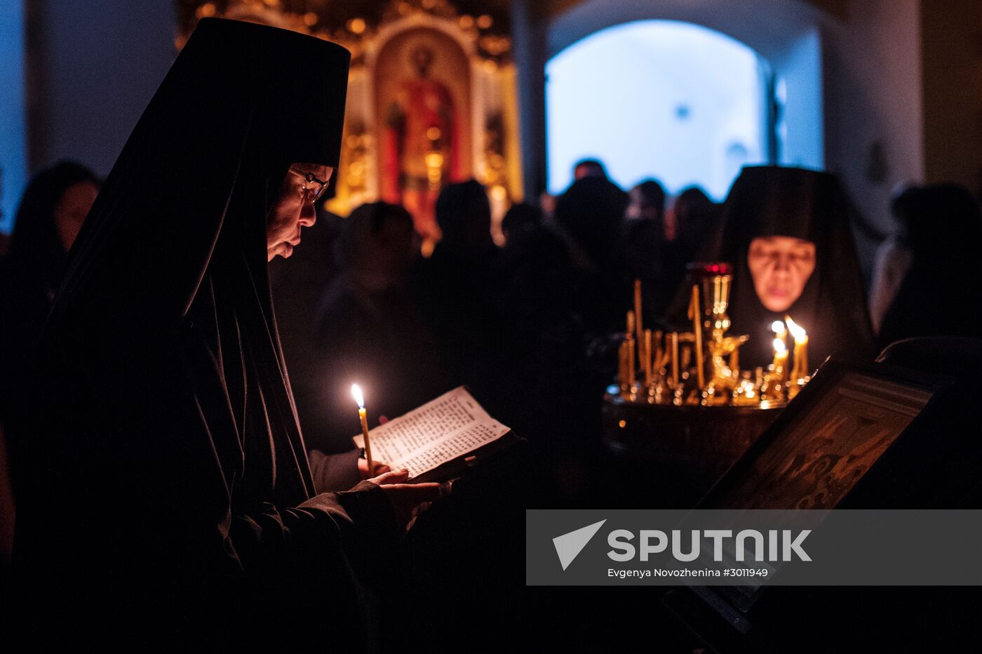 Epiphany Day celebrations at the Zhiten/Nativity of the Mother of God Convent in Ostashkov
