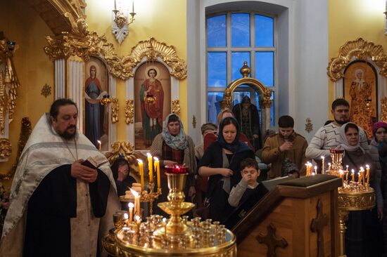 Epiphany Day celebrations at the Zhiten/Nativity of the Mother of God Convent in Ostashkov
