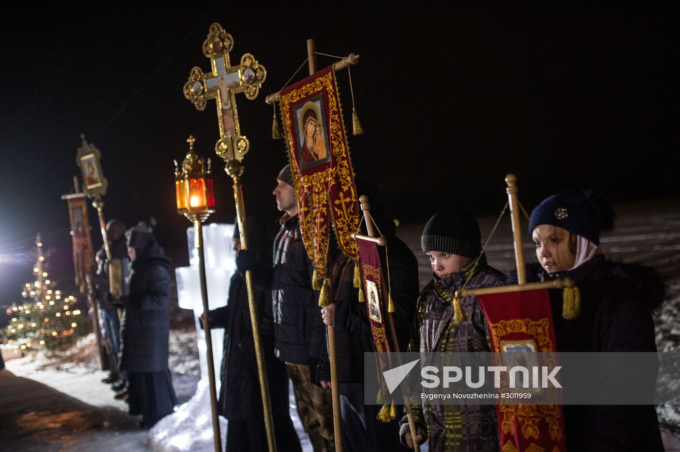 Epiphany Day celebrations at the Zhiten/Nativity of the Mother of God Convent in Ostashkov
