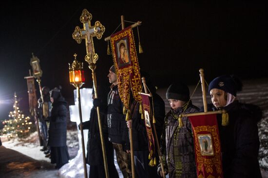 Epiphany Day celebrations at the Zhiten/Nativity of the Mother of God Convent in Ostashkov