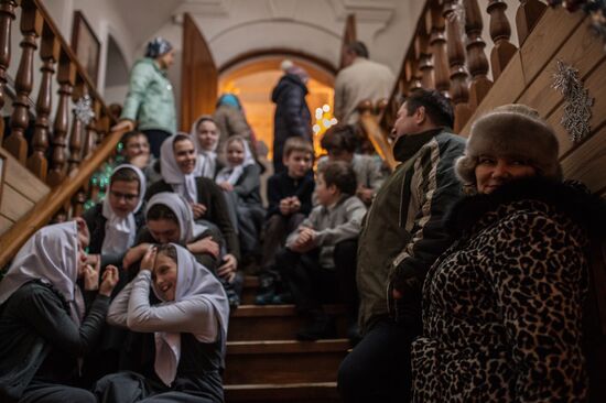 Epiphany Day celebrations at the Zhiten/Nativity of the Mother of God Convent in Ostashkov