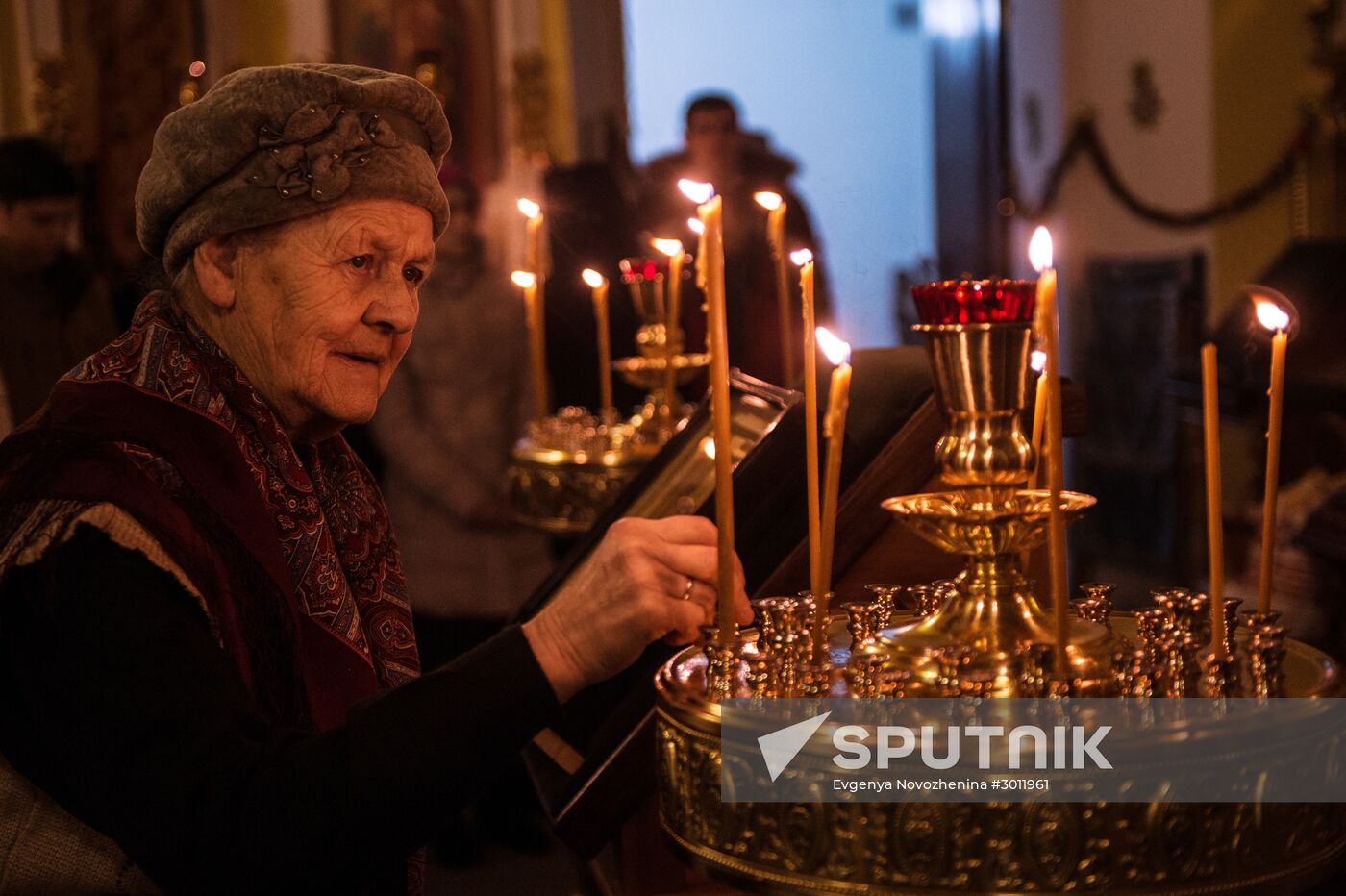 Epiphany Day celebrations at the Zhiten/Nativity of the Mother of God Convent in Ostashkov