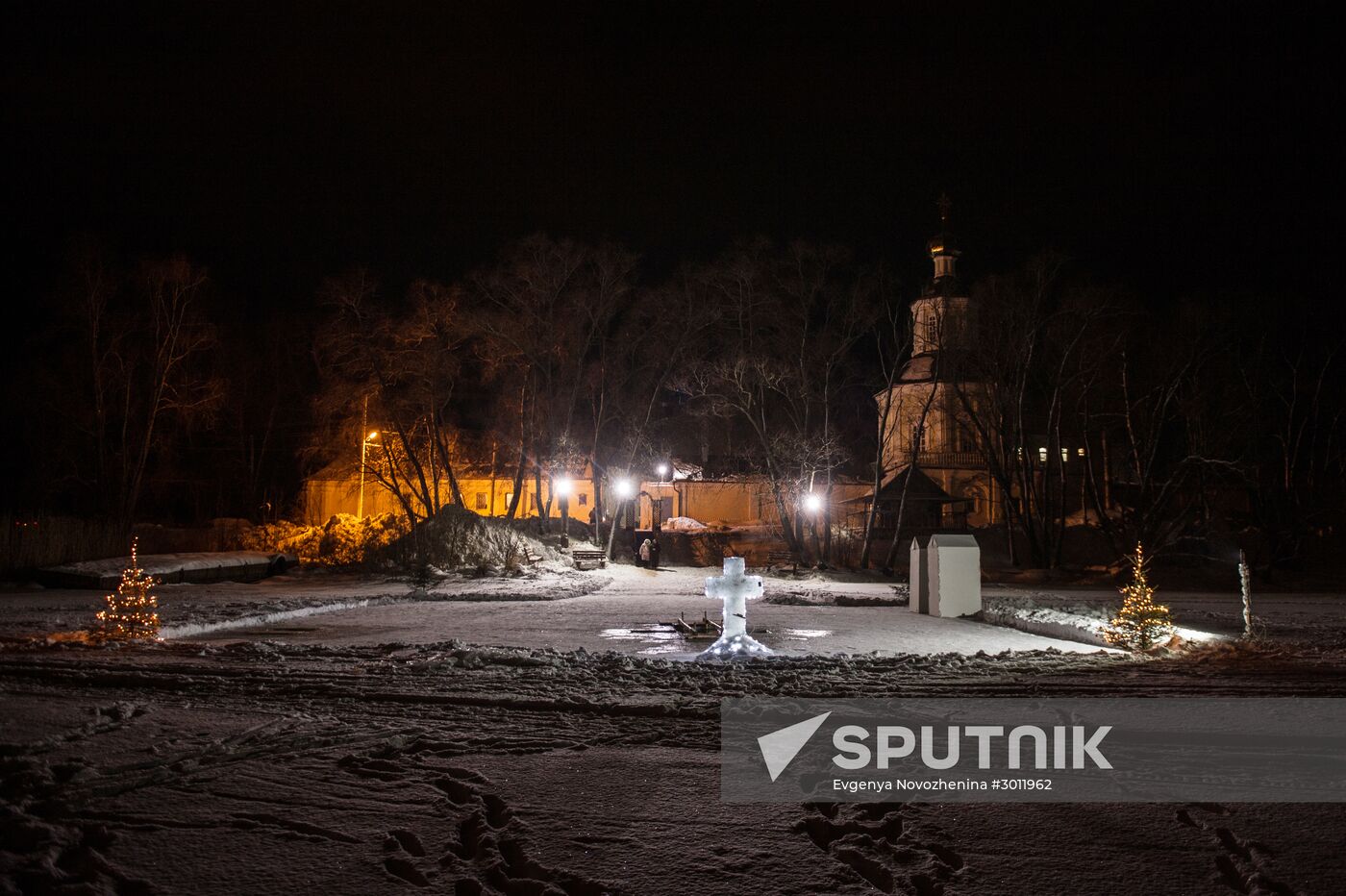Epiphany Day celebrations at the Zhiten/Nativity of the Mother of God Convent in Ostashkov