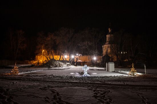 Epiphany Day celebrations at the Zhiten/Nativity of the Mother of God Convent in Ostashkov