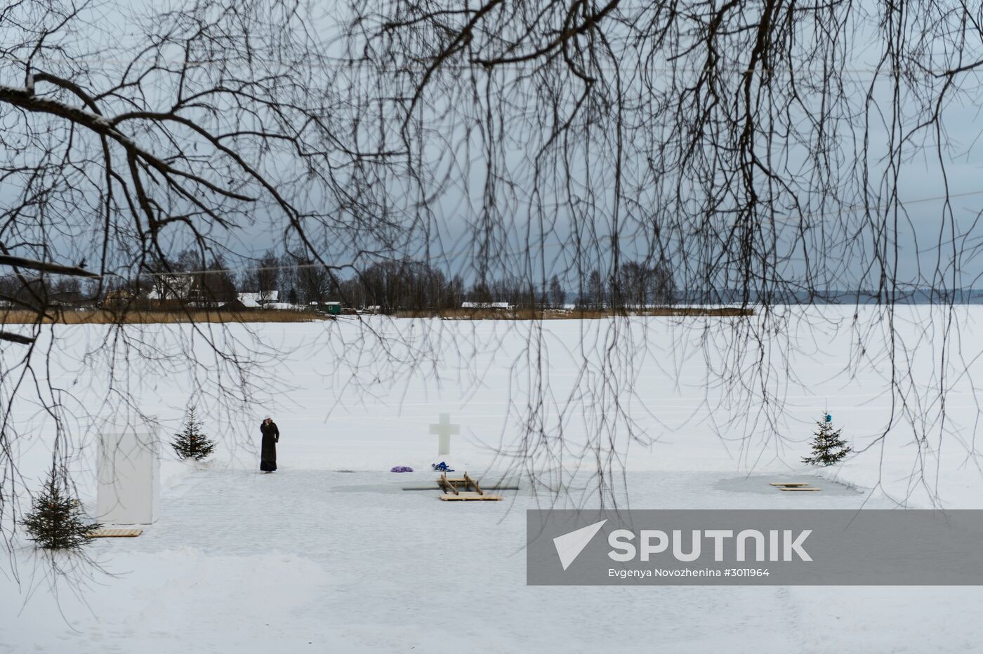 Epiphany Day celebrations at the Zhiten/Nativity of the Mother of God Convent in Ostashkov