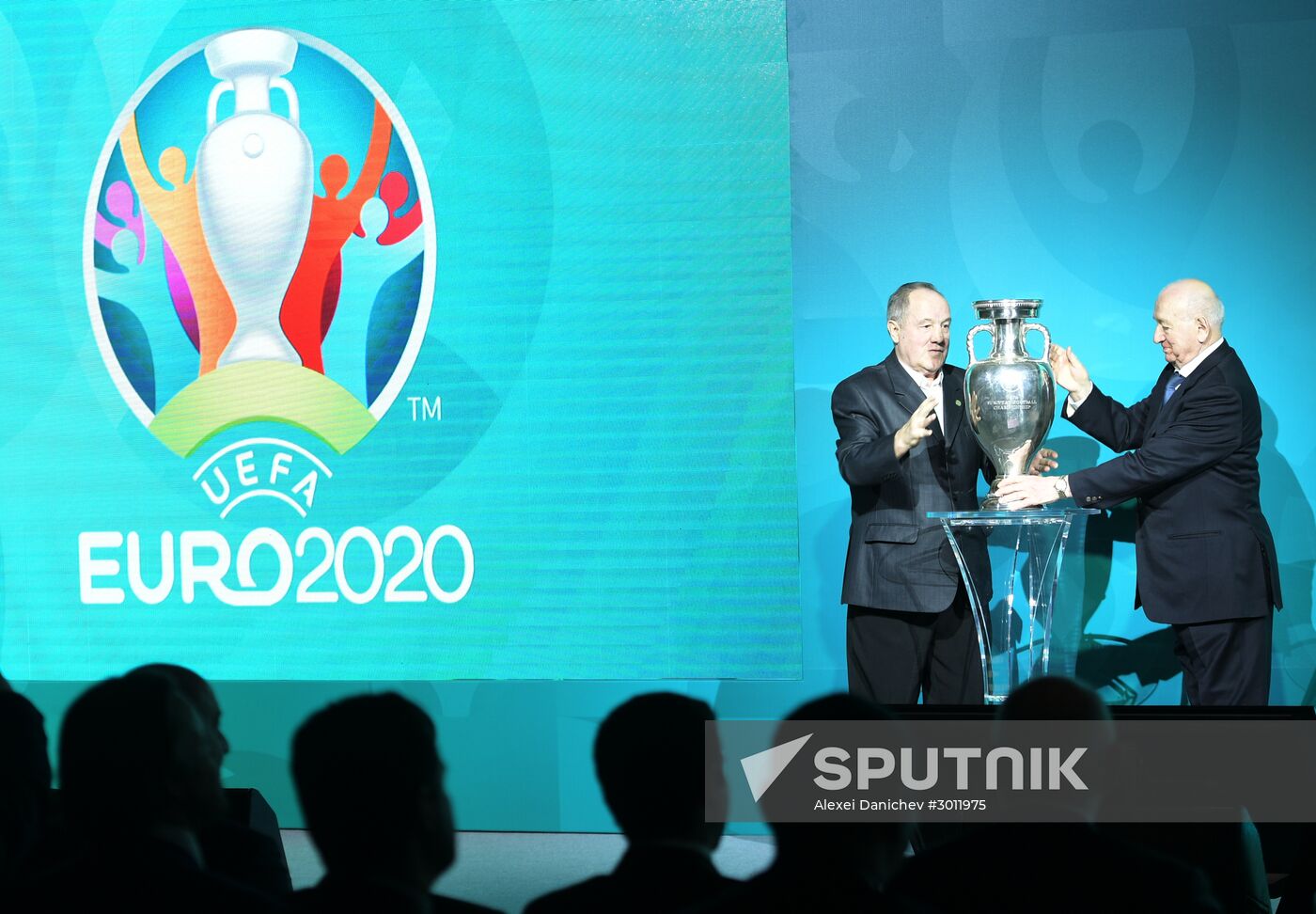 Presentation of official logo of St. Petersburg, UEFA Euro 2020 host city