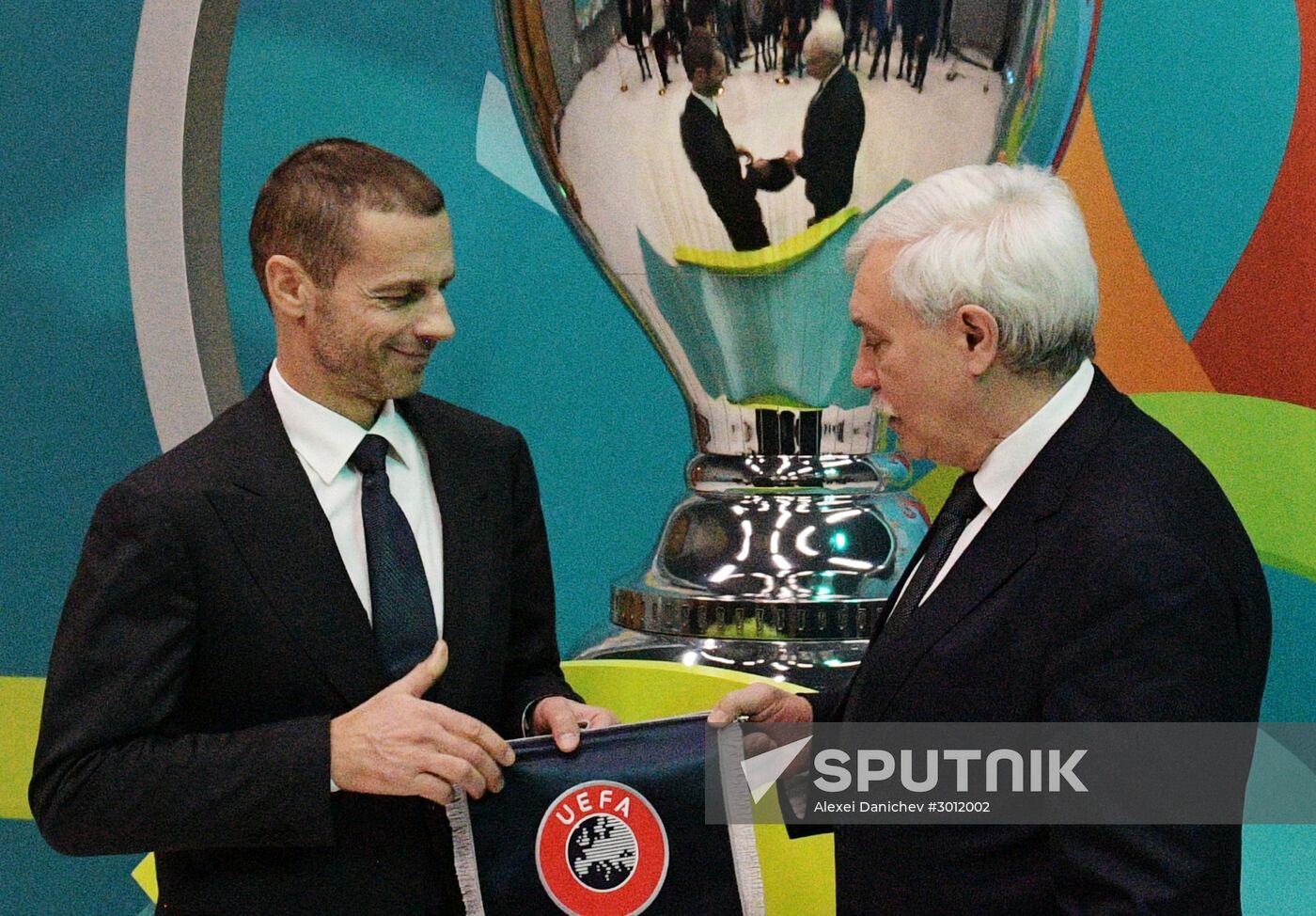 Presentation of official logo of St. Petersburg, UEFA Euro 2020 host city