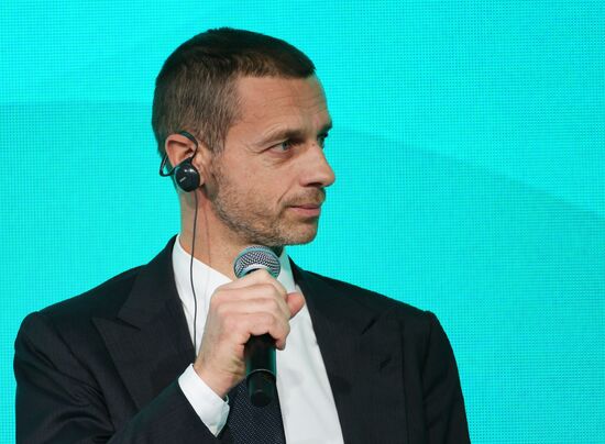 Presentation of official logo of St. Petersburg, UEFA Euro 2020 host city