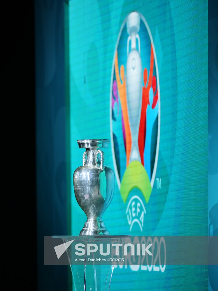 Presentation of official logo of St. Petersburg, UEFA Euro 2020 host city