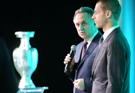 Presentation of official logo of St. Petersburg, UEFA Euro 2020 host city