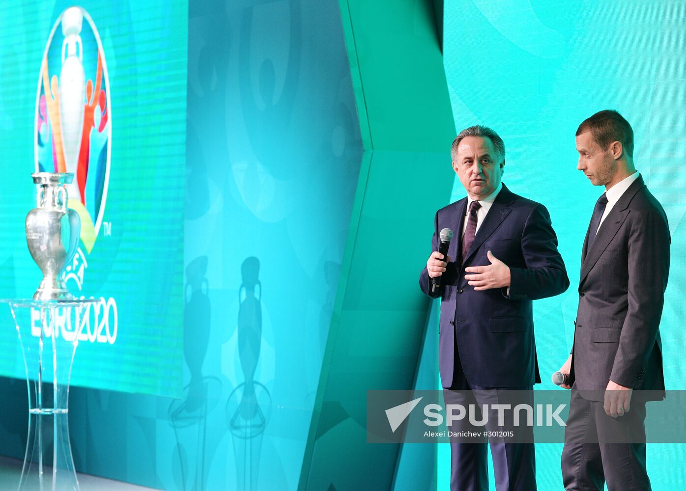 Presentation of official logo of St. Petersburg, UEFA Euro 2020 host city