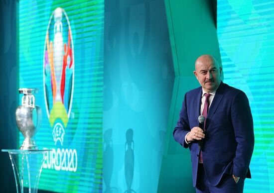 Presentation of official logo of St. Petersburg, UEFA Euro 2020 host city