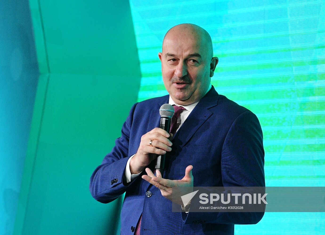 Presentation of official logo of St. Petersburg, UEFA Euro 2020 host city