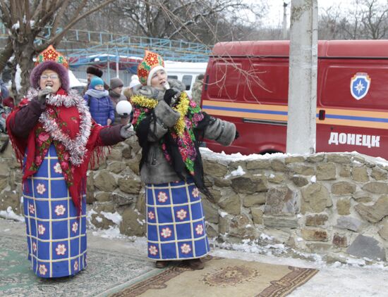 Epiphany Day celebrations in the Donetsk Region