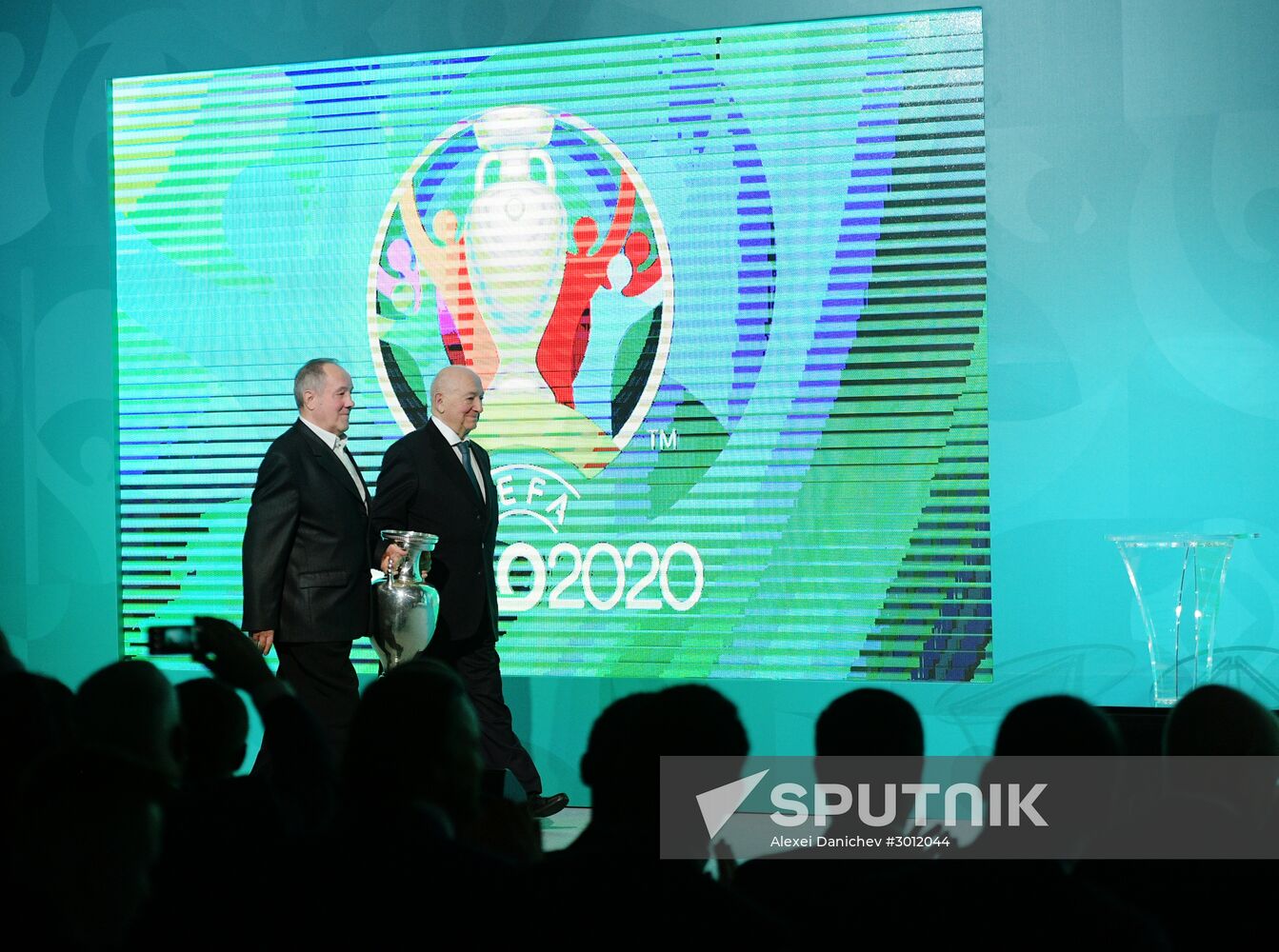 Presentation of official logo of St. Petersburg, UEFA Euro 2020 host city