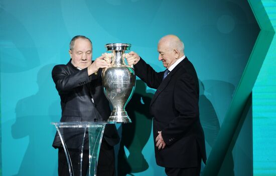Presentation of official logo of St. Petersburg, UEFA Euro 2020 host city