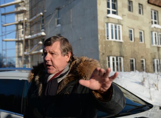 Singer Alexander Novikov gives news conference in Yekaterinburg