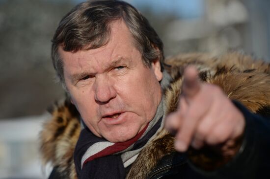 Singer Alexander Novikov gives news conference in Yekaterinburg