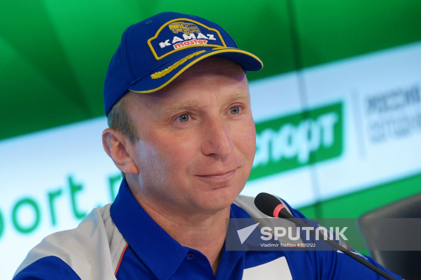 KAMAZ Master team gives news conference