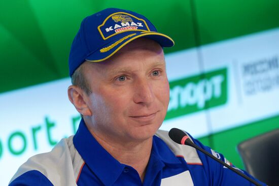 KAMAZ Master team gives news conference