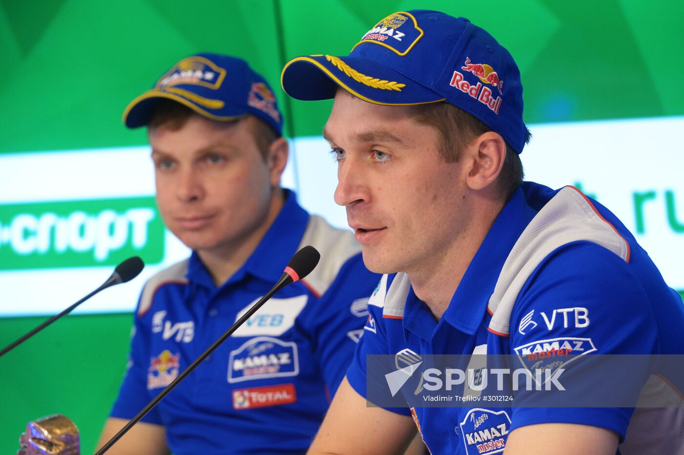 KAMAZ Master team gives news conference