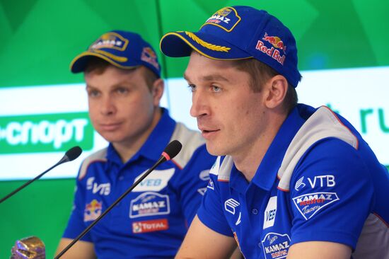 KAMAZ Master team gives news conference