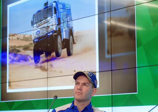 KAMAZ Master team gives news conference